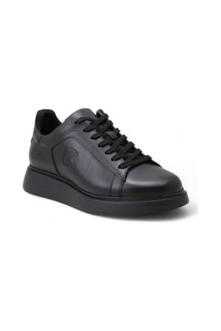 Libero Erkek Yazlık % 100 Hakiki Deri Ortopedik Tabanlı Konforu Gün Boyu Yaşayacağınız Tarz Sneaker Siyah