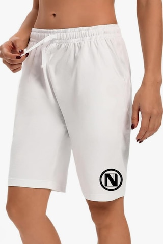 Superlife Kadın N Baskılı Standart ®ular Kalıp Şort Spr25srk082 Ekru