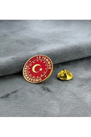 15 Temmuz Fedasyonu Rozet Kırmızı