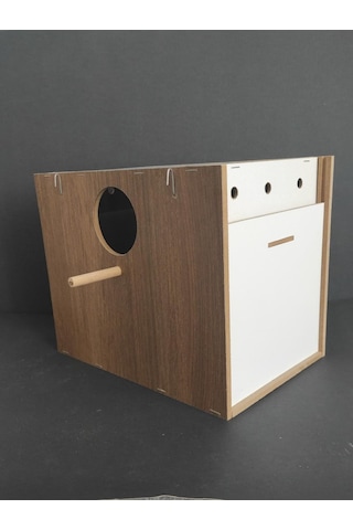 Büyük Boy Sultan Yuvalığı Folluklu 29 x 22 x 19 CM Çift Açılır Mdf Yuva