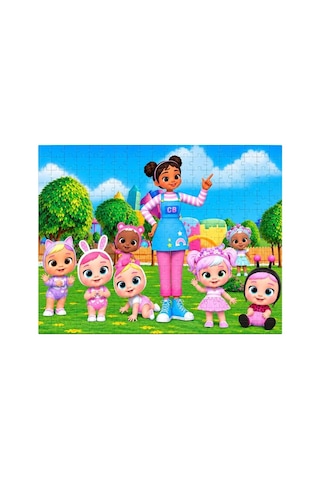 200 Parça Cry Babies Puzzle Sevimli Bebek Karakterleri Temalı Yüksek Baskı Kaliteli 33 X 48 Cm Puzzle