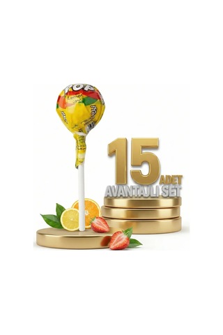 Afia Lolipop Meyve Aromalı Sert Şeker 15x10 Gr
