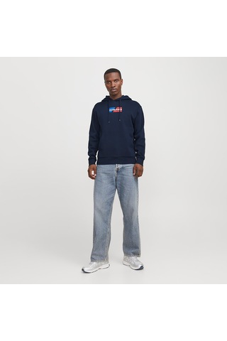 Jack & Jones Graphic Erkek Lacivert Sweatshirt 12268422-skyc Lacivert