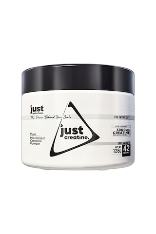 Just Nutrition Creatine Monohydrate Kreatin 126 Gr 42 Servis + Shaker + Protein Kahve Aromasız