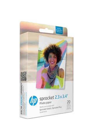Hp Sprocket 5,8 X 8,7 Cm Birinci Sınıf Çinko Çıkartma Fotoğraf Ka