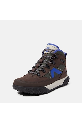 Timberland Motion 6 Mid Lace Up Waterproof Çocuk Sneakers-34016 Koyu Kahverengi