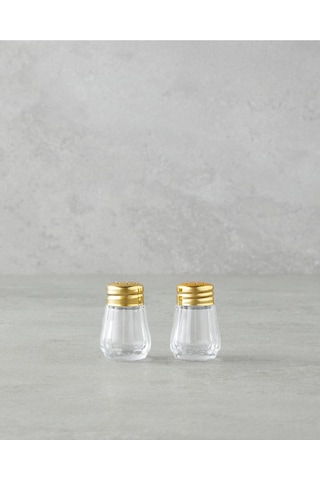 Lilla Cam 2'li Tuzluk - Biberlik 4x4 Cm Gold Diğer