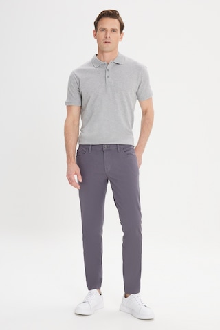 AC&Co / Altınyıldız Classics Slim Fit Dar Kesim Pamuklu Esnek Chino Erkek Pantolon Antrasit
