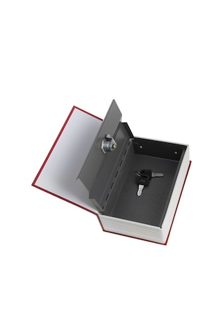 Kitap Görünümlü Kilitli Metal Kasa 18X11 Cm N11.1281