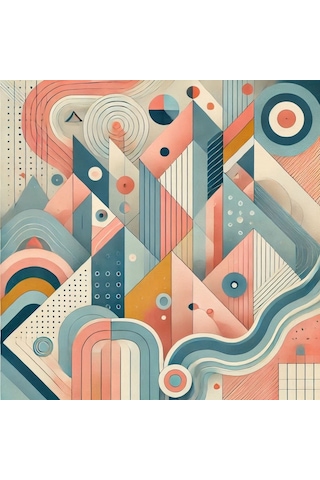 İskandinav Soyut Tablo Set Çerçevesiz 50x50cm Pvc Tablo 4'lü Set 012 Her Bir Tablo 50x50cm Büyüklüğündedir.