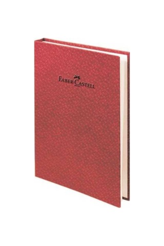 Bambu Seri Sert Kapak Gizli Spirallli A5 140 Yaprak Çizgili Defter Vişne