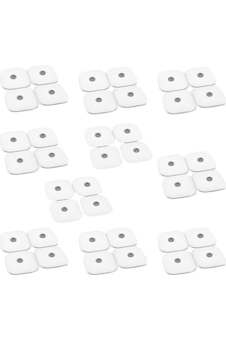 Tens & Ems Çıtçıtlı Elektrod 5x5 CM 10 x 4'lü