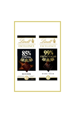 Excellence %85 Ve %99 Kakao 100 G Ekstra Yoğun Bitter Çikolata Set