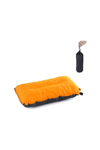 Şişme Sünger Yastık Kamp Seyahat Yastık Kumaş + Tpu Kafa Dayanağı Yastık 001