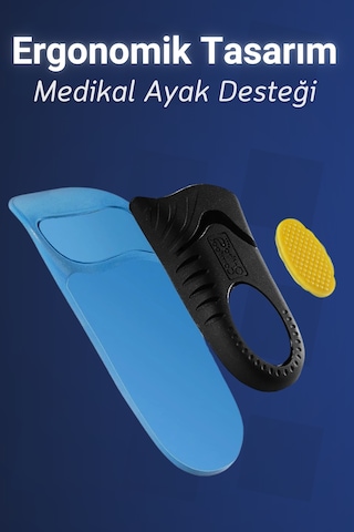 Dopar Kemer Destekli Ortopedik Tabanlık Topuk Dikeni Ayak Ağrısı Giderici İç Taban