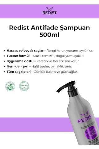 Redist Silver Mor Şampuan 500 ML