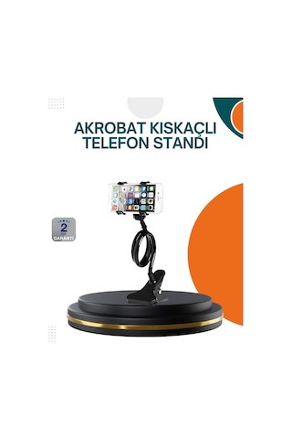 Eller Serbest Kullanım Sağlayan Masaüstü Telefon Tutucu 3344604