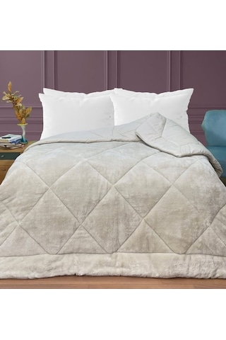 Welsoft Yün Yorgan Çift Kişilik Viscoleff Bej - Krem