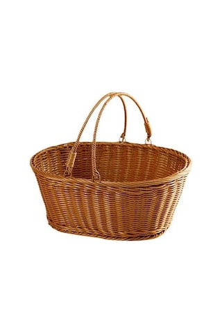 Pazly Suntek Oturma Sepeti, Meyve Saklama Ve Alışveriş, 40x30x18 Cm 40cmx30cmx18cm