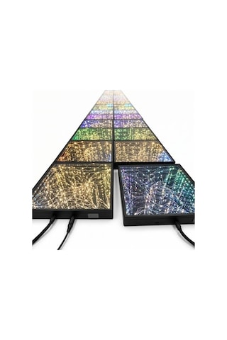 Interaktif 3d Led Dans Pisti Paneli 2 Adet Rgb Ip67 Temperli Cam