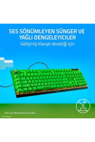 Razer Blackwidow V4 X Kablolu Klavye Minecraft Edition Rz03-04704