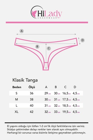 Hilady Kadın Tanga,düşük Bel Tanga String, 5'li Paket, Pamuklu Yumuşak Kumaş Pamuklu Tanga Koyu-soft