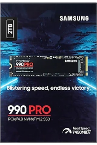 Samsung 990 Pro MZ-V9P2T0BW 2 TB 7450/6900 MB/S PCIe 4.0 M.2 NVMe SSD