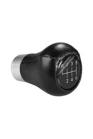 Teltree Bmw 3/5/6 Serisi E30-e90 İçin 6 Vites Manuel Vites Çubuğu Kolu - Pu Deri, Kolay Kurulum, Direk Değişim, Dayanıklı Siyah