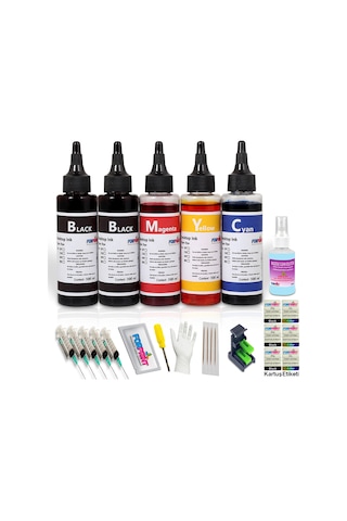 Canon Pıxma E514 Yazıcı Uyumlu Forprint Dolum Seti 5x100ml