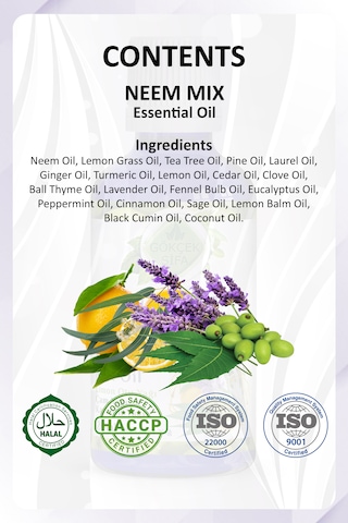 Neem Mix Yağı Neem Mix Essential Oil 20 Ml.