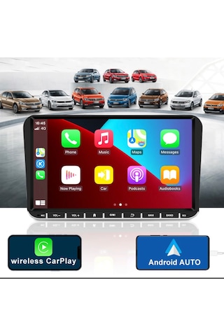 Vw 9'' İnch 4/64gb Volkswagen-seat-skoda Andriod Car Playli Oto M