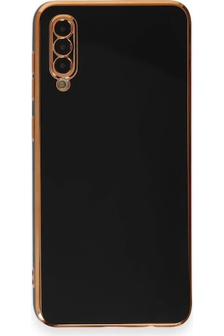 Mey İthalat Samsung Uyumlu Galaxy A50 Kılıf Volet Silikon - Siyah