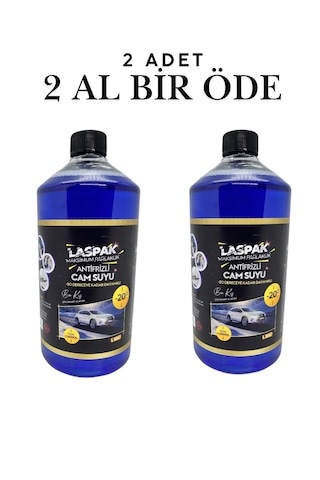 Antifrizli Oto Cam Suyu -10 Derece 2 Adet 1 Lt