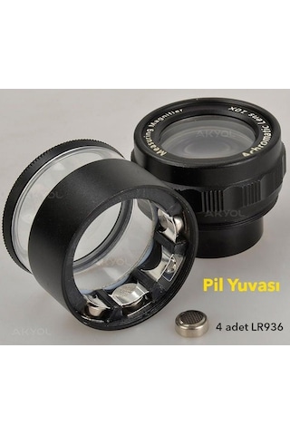 Skalalı Mg 401 Led Işıklı Lup 10x