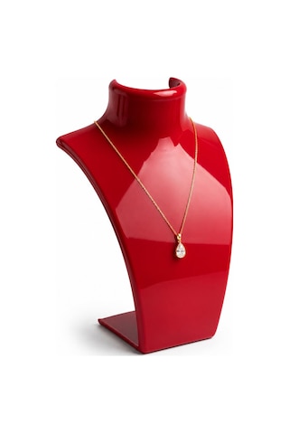 Kolye Standı Akrilik Kırmızı 14x21 Cm