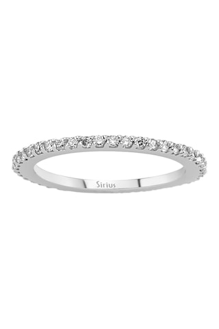Sirius G Renk 0,35 Karat Pırlanta Ince Tamtur Yüzük 0801R0100