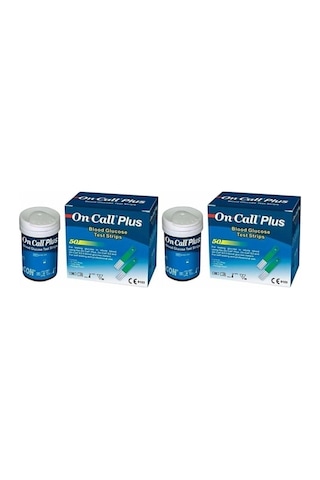 On Call Plus Ölçüm Çubuğu Test Strip 100 Adet, 50 Adet X 2 Kutu Palo Santo