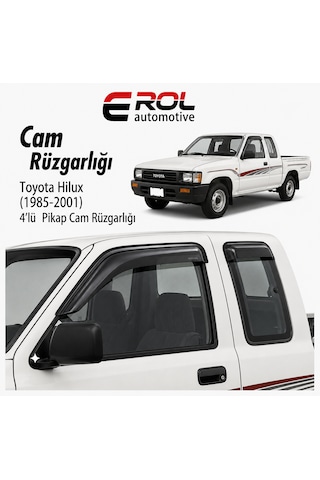 Toyota Hilux 1985-2001 4'lü Mugen Cam Rüzgarlığı