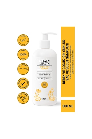 Heaven on Earth Bebek ve Çocuk Şampuanı 300 ML