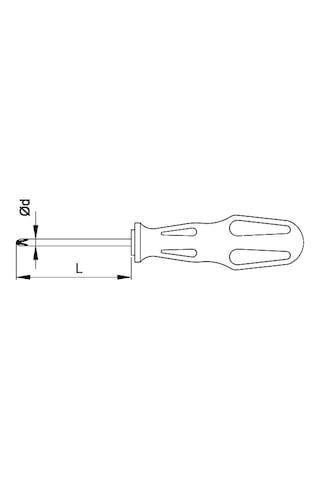 Ceta Form 420084M Torex Yıldız Uçlu Tornavida Ph3 x 150 MM