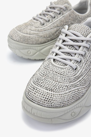 Valmenti Kadın Vegan Gri Sneakers & Spor Ayakkabı 921 K25-0017 Bn Ayk Y24 Grı Gri