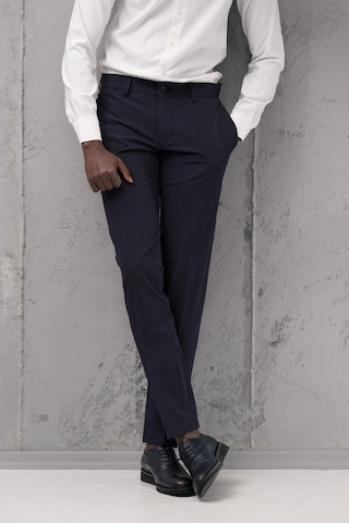 Notra Slimfit Pamuklu Full Likralı Esnek Yazlık Kumaş Pantolon Lacivert