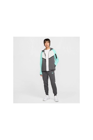 Nike Tech Fleece Fz Windrunner Hoodie Erkek Sweatshirt Hrn Sport Turkuaz