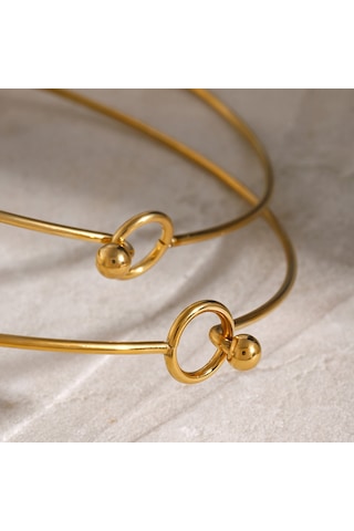 18 Ayar Altın Paslanmaz Çelik Okyanus Kabuğu Kolye Ucu Fransız Zarif Retro Şık Yüksek Kaliteli İnci Titanyum Çelik Kolye Diğer