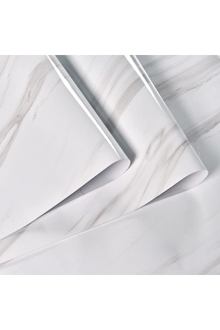 Kenpazar Açık Mermer Desenli Yapışkanlı Kaplama Kağıdı Büyük Boy 5 Metre