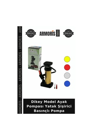 Dikey Model Ayak Pompası Yatak Şişirici Basınçlı Pompa