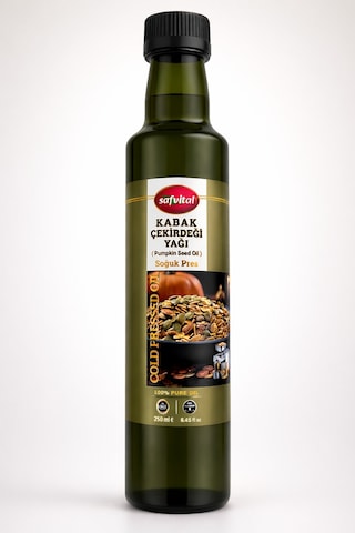 Soğuk Pres Kabak Çekirdeği Yağı 250 Ml %100 Saf Katkısız Çok Amaçlı Doğal Yağ