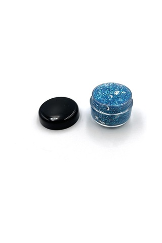 Artikel Ay ve Yıldız Desenli Party Glitter Makyaj Simi Mavi 5 ML