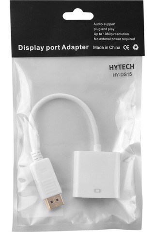 Hytech Hy-ds15 Display Port To Vga 15cm Çevirici 1923