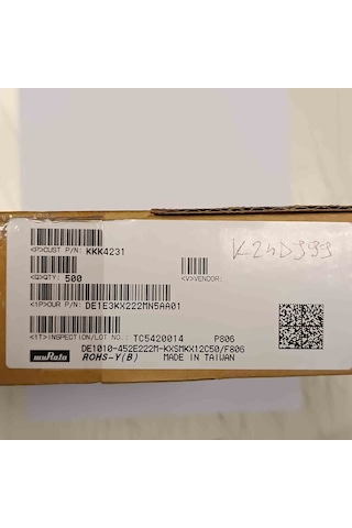 De2e3ky222mn3am02 2.2nf 250vac 7.5mm Seramik Kondansatör 100 Adet
